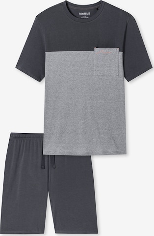 Pyjama court ' 95/5 Nightwear ' SCHIESSER en gris : devant