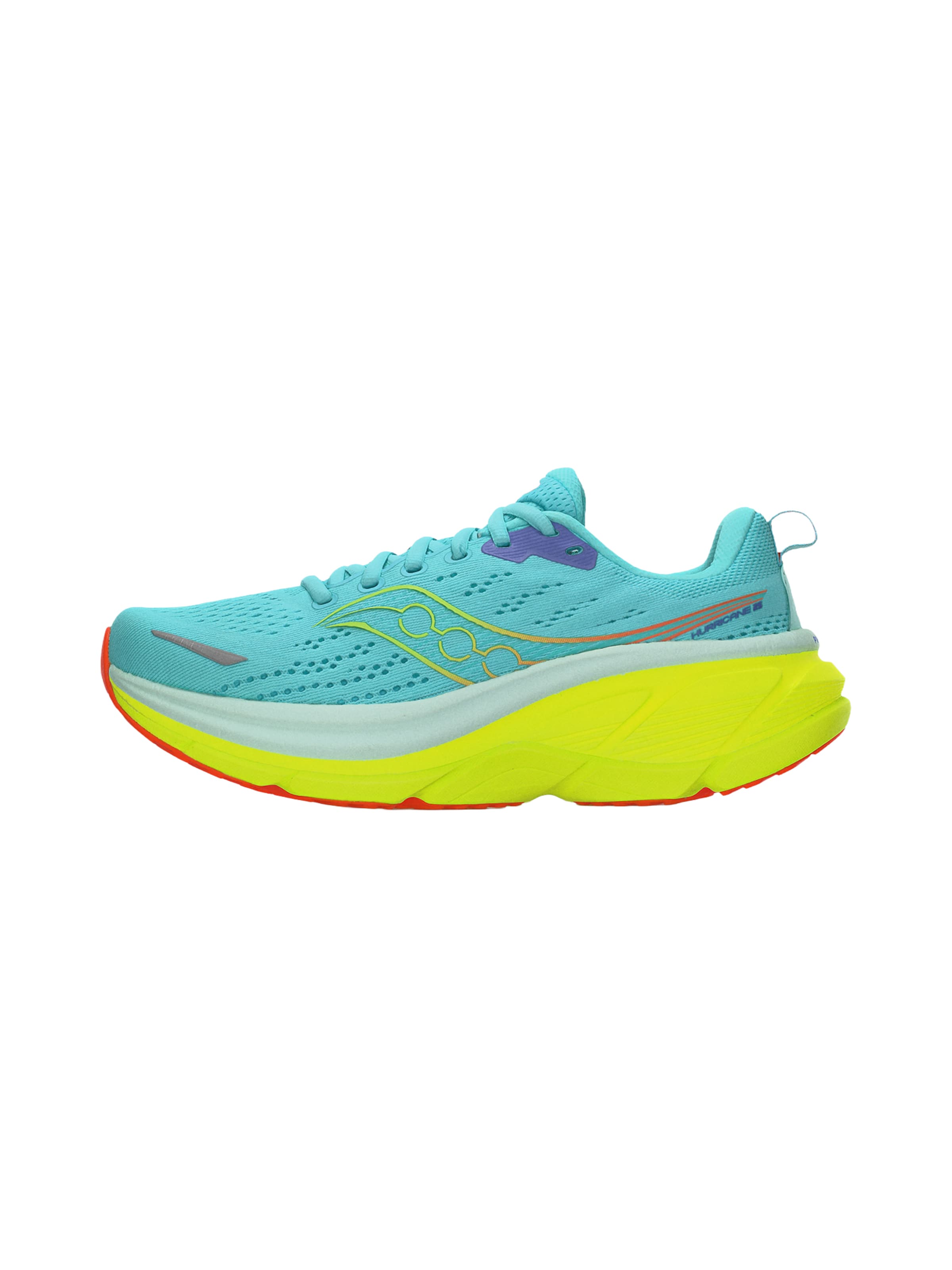 saucony Springsko i blå: framsida