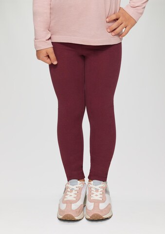 Skinny Leggings s.Oliver en rouge : devant