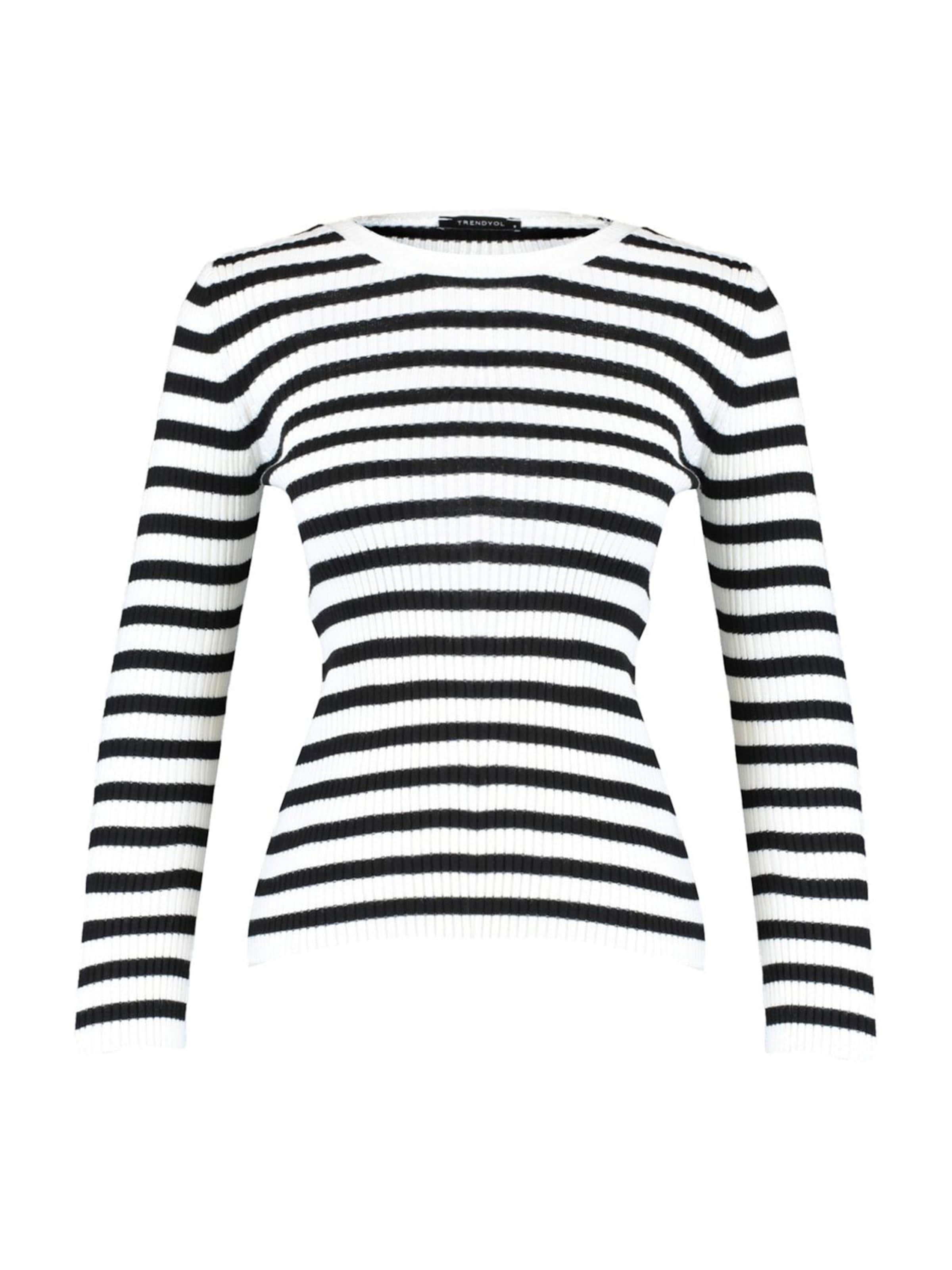 Pull-over Trendyol en noir : devant