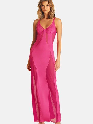 OW Collection Kjole 'Swirl' i pink: forside