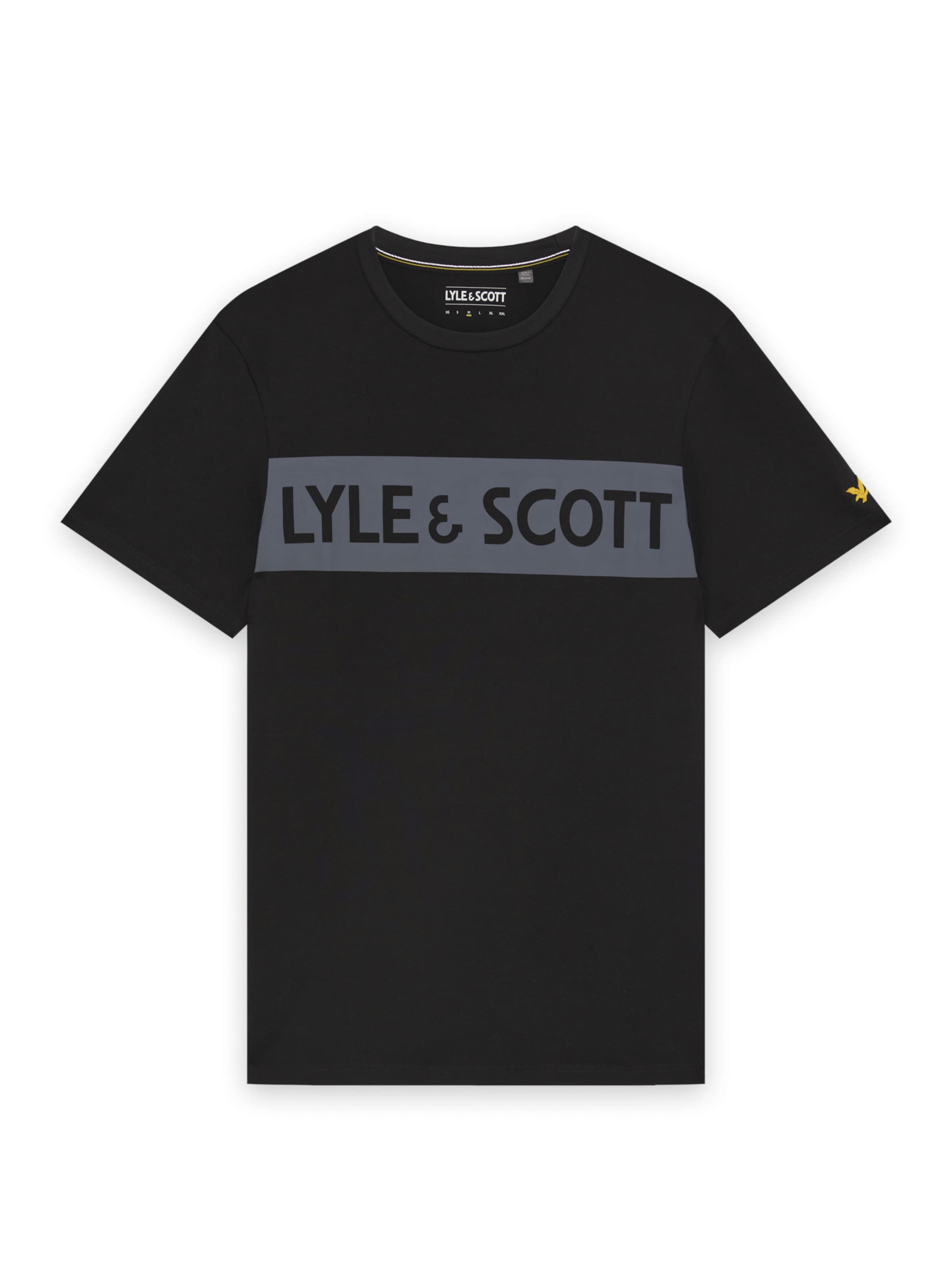 Lyle & Scott Shirt in Zwart: voorkant