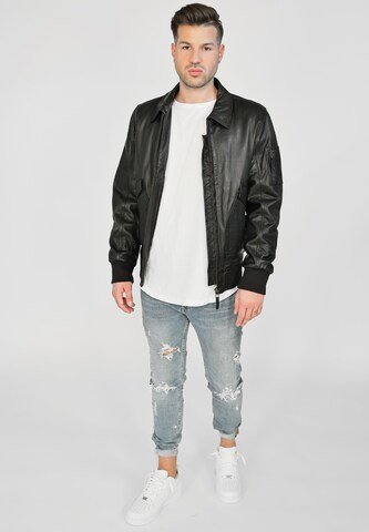 Maze Lederblouson ' 42021286 ' in Schwarz