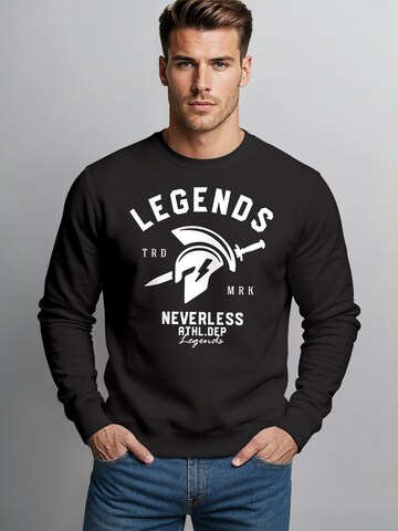 Neverless Sweatshirt 'Legends' in Black