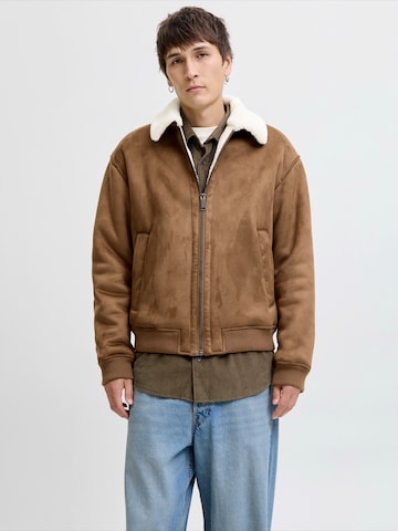 JACK & JONES Демисезонная куртка 'JPRCCLUKE' в Коричневый: спереди