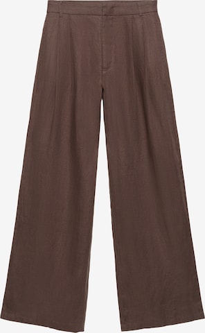 Pull&Bear Plisované nohavice - Sivá: predná strana