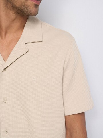 Salsa Jeans Regular fit Button Up Shirt in Beige