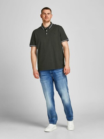 Jack & Jones Plus Μπλουζάκι 'Paulos' σε πράσινο