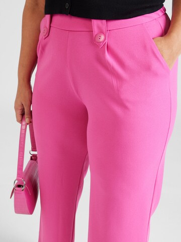 ONLY Carmakoma Wide leg Pleat-front trousers 'SANIA' in Pink