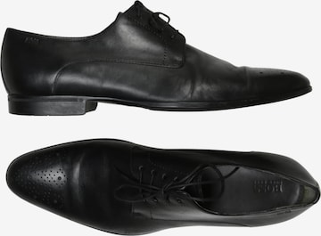 BOSS Black Halbschuh 48 in Schwarz: Vorderseite
