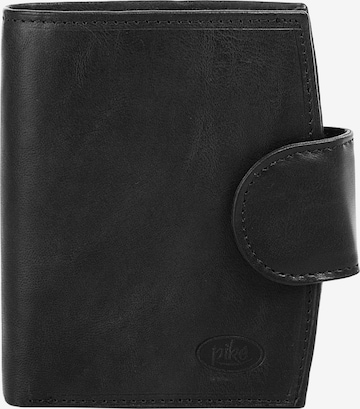 piké Wallet in Black: front