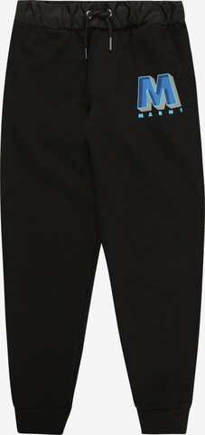 Marni Tapered Pants in Black: front