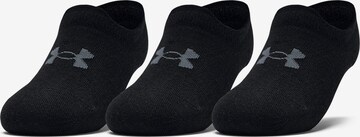 UNDER ARMOUR Athletic Socks in Black: front