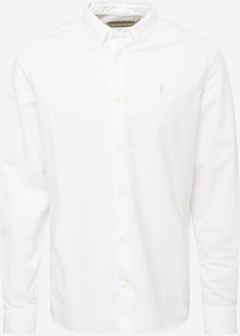 AllSaints Regular fit Button Up Shirt 'HERMOSA' in White: front