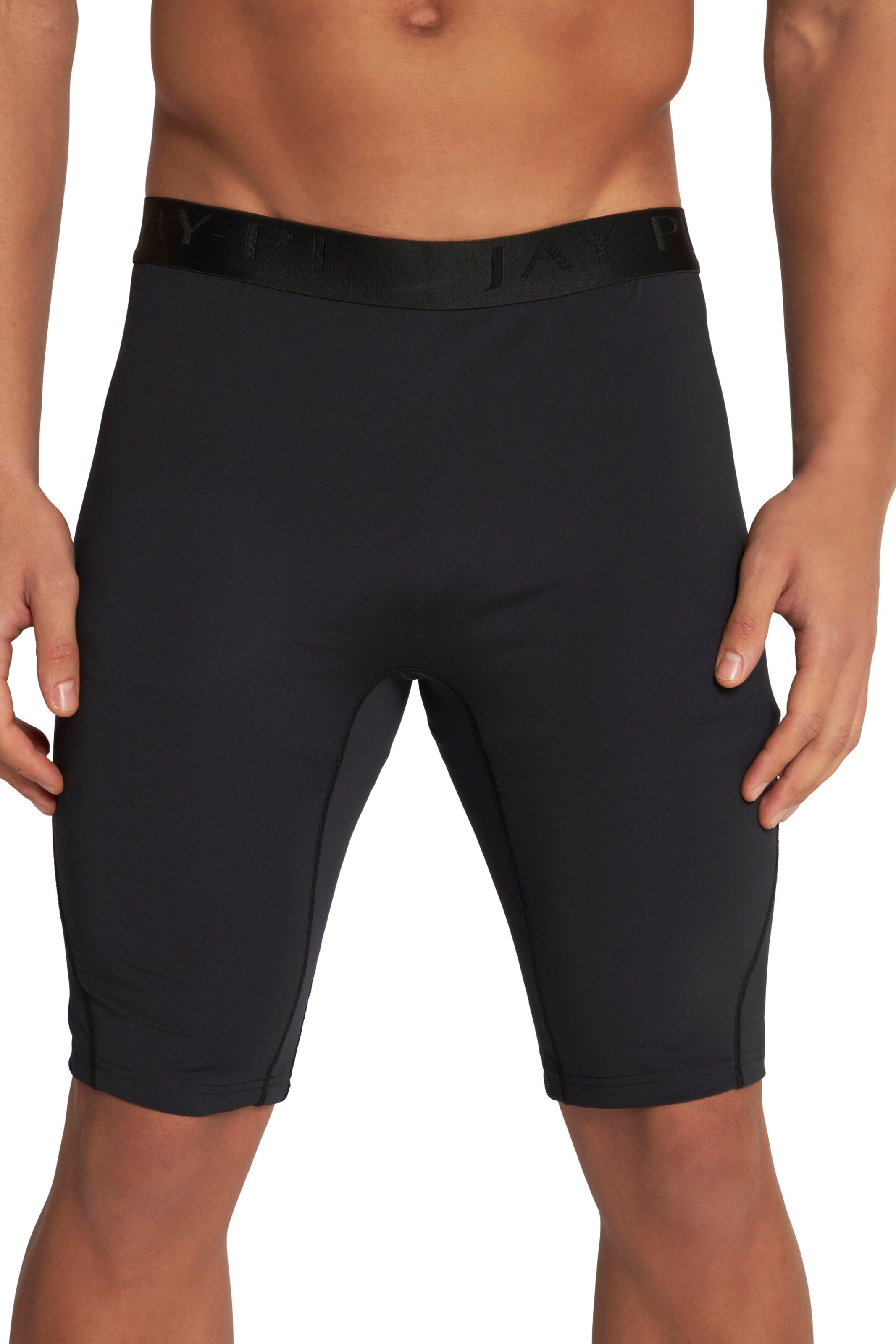JAY-PI Skinny Unterhose in Schwarz: Vorderseite