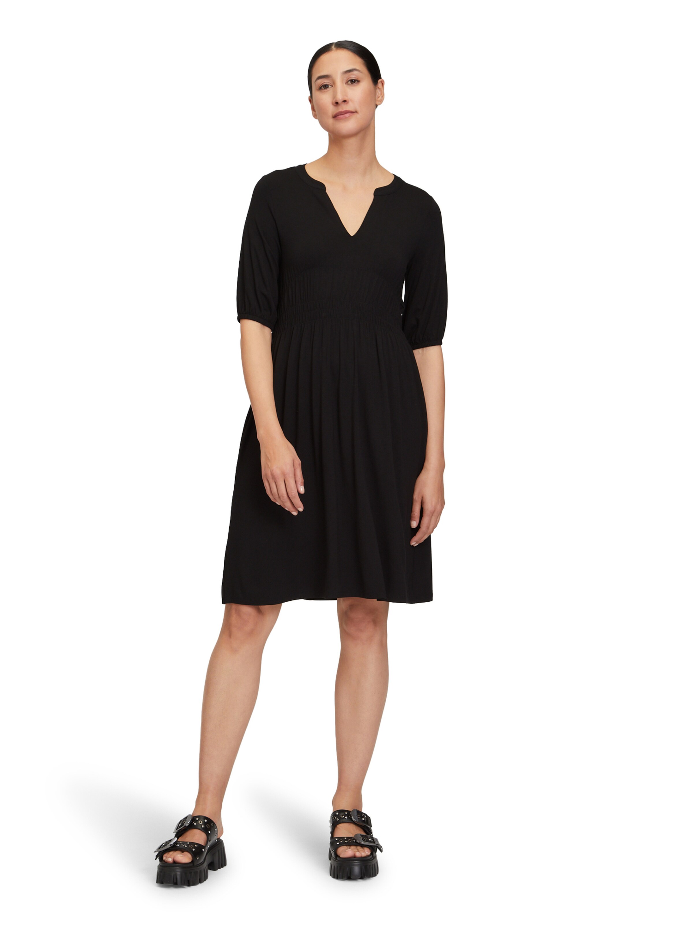 Cartoon Jurk in Zwart