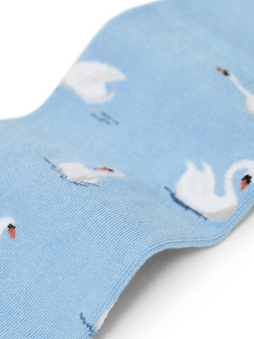 Von Jungfeld Socks 'Signature Icons' in Blue