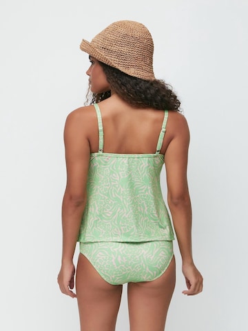 C&City Bralette Tankini in Green