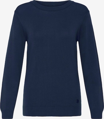 Oxmo Trui ' OXAIDA ' in Blauw: voorkant