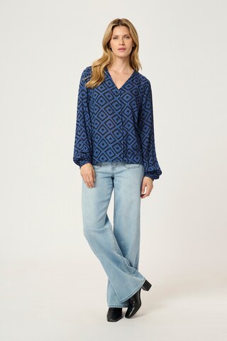 Kaffe Blouse in Blauw
