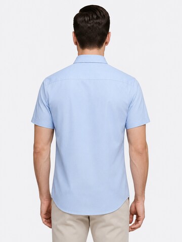 ALLTHEMEN Regular Fit Hemd 'Reine'‌‌‌‌‌‌‌ in Blau