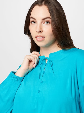 Tom Tailor Women + Bluse in Blau