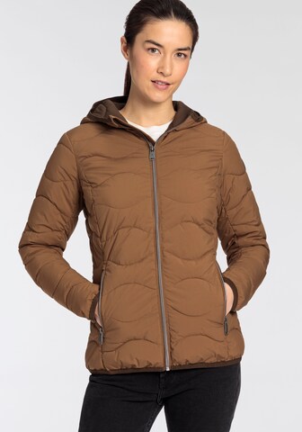 G.I.G.A. DX by killtec Between-Season Jacket in Brown: front