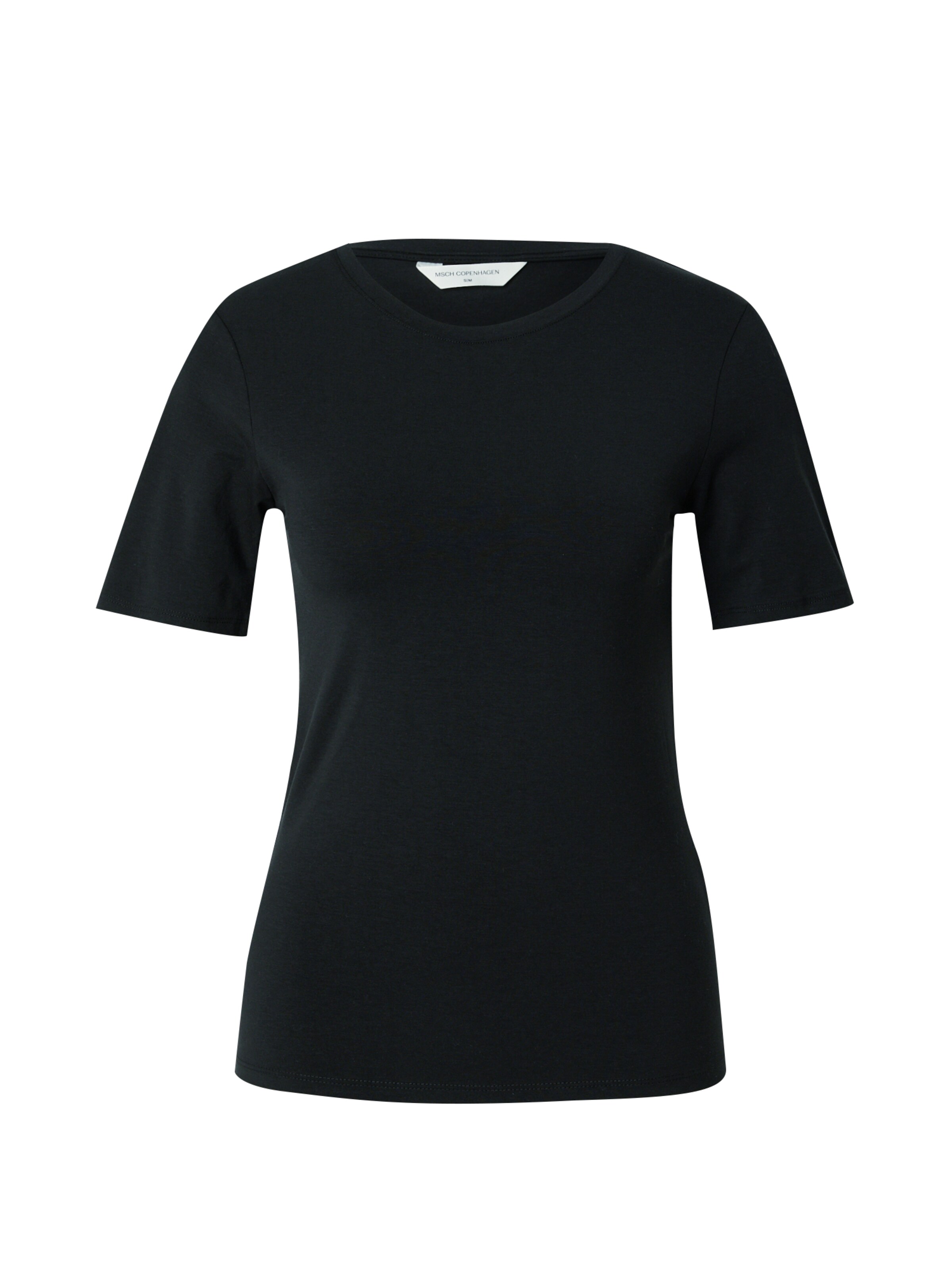 MSCH COPENHAGEN Тениска 'Betrina' в черно: отпред