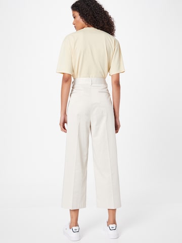 Herrlicher Tapered Trousers with creases in Beige