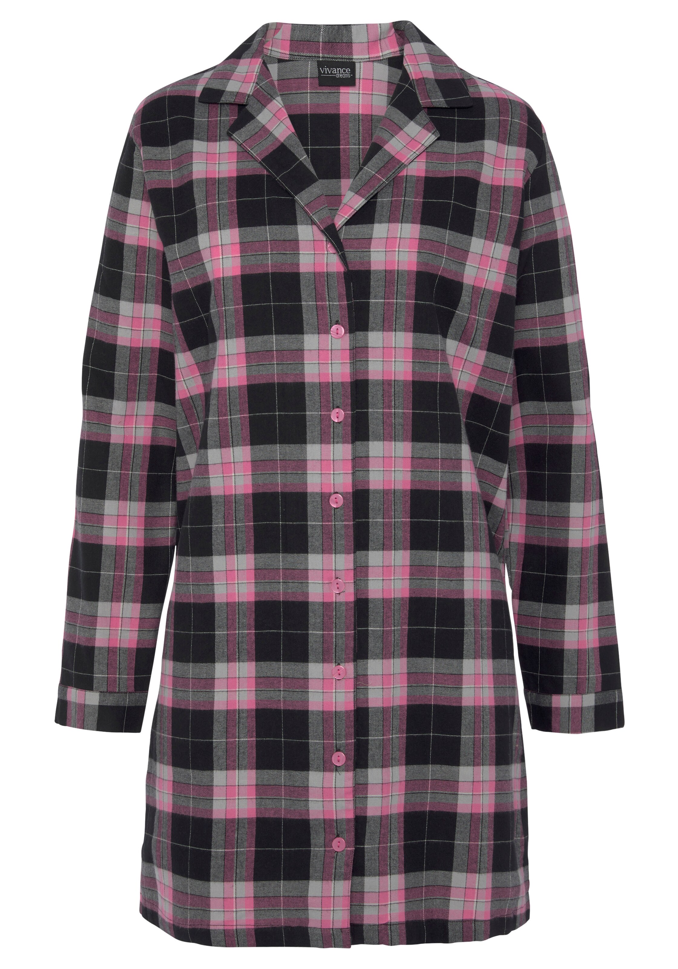 VIVANCE Nightgown in Black: front