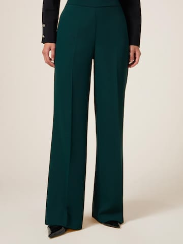 Flared Pantaloni di oltre in verde