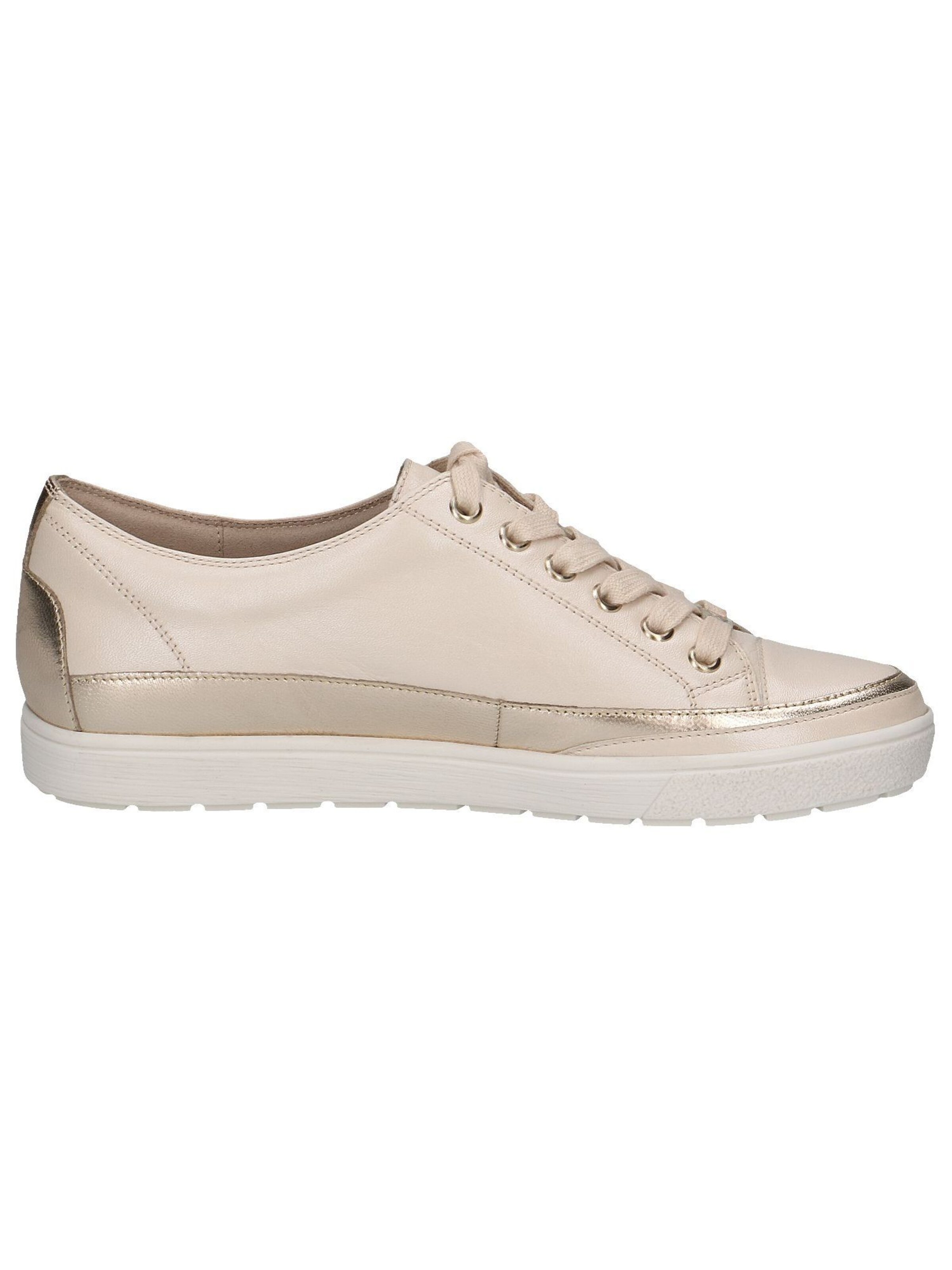 Sneaker bassa 'Ties' di CAPRICE in beige