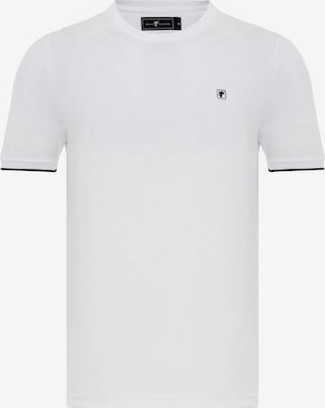T-Shirt 'GRAHAM' DENIM CULTURE en blanc : devant