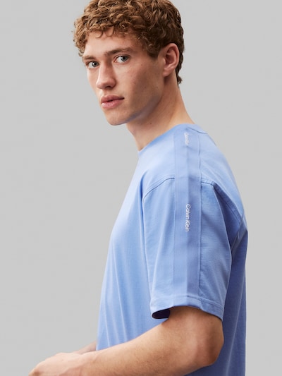 Calvin Klein Sport Shirt 'Gym' in de kleur Cyaan blauw, Productweergave