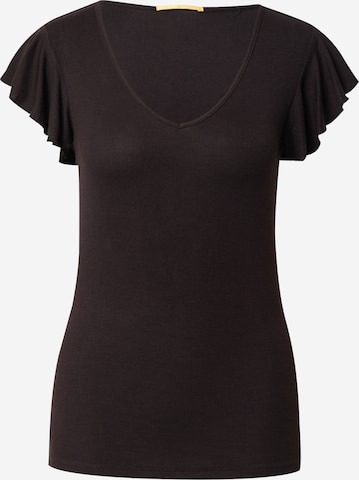 QS - Camiseta en negro: frente