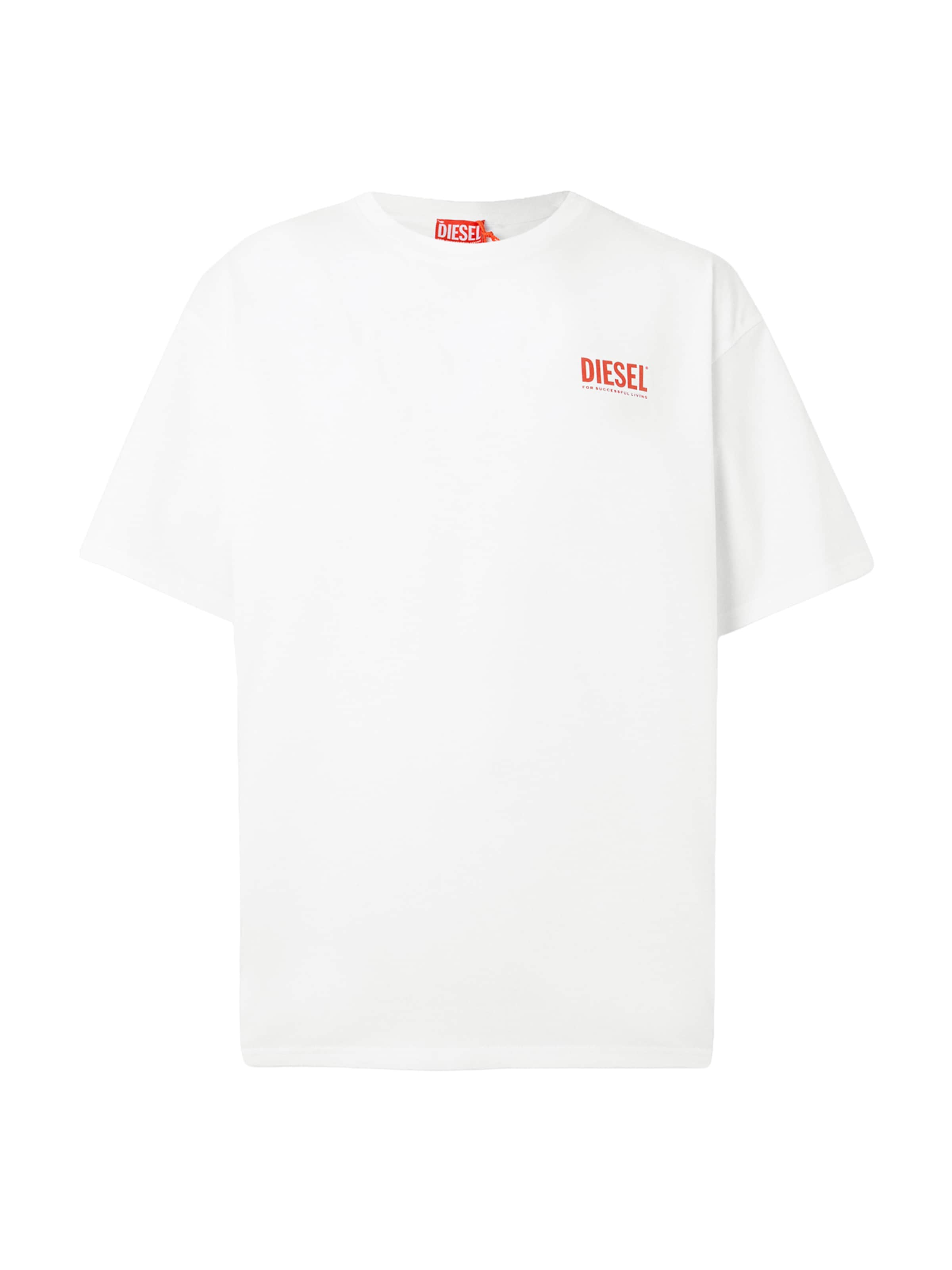 DIESEL - Camiseta 'T-BOXT-BISK' en blanco: frente