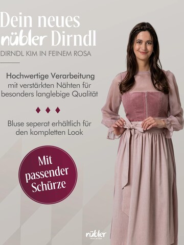 Trachtenhof Nübler Dirndl 'Dirndl mini Kim'‌‌‌‌‌ in Orange
