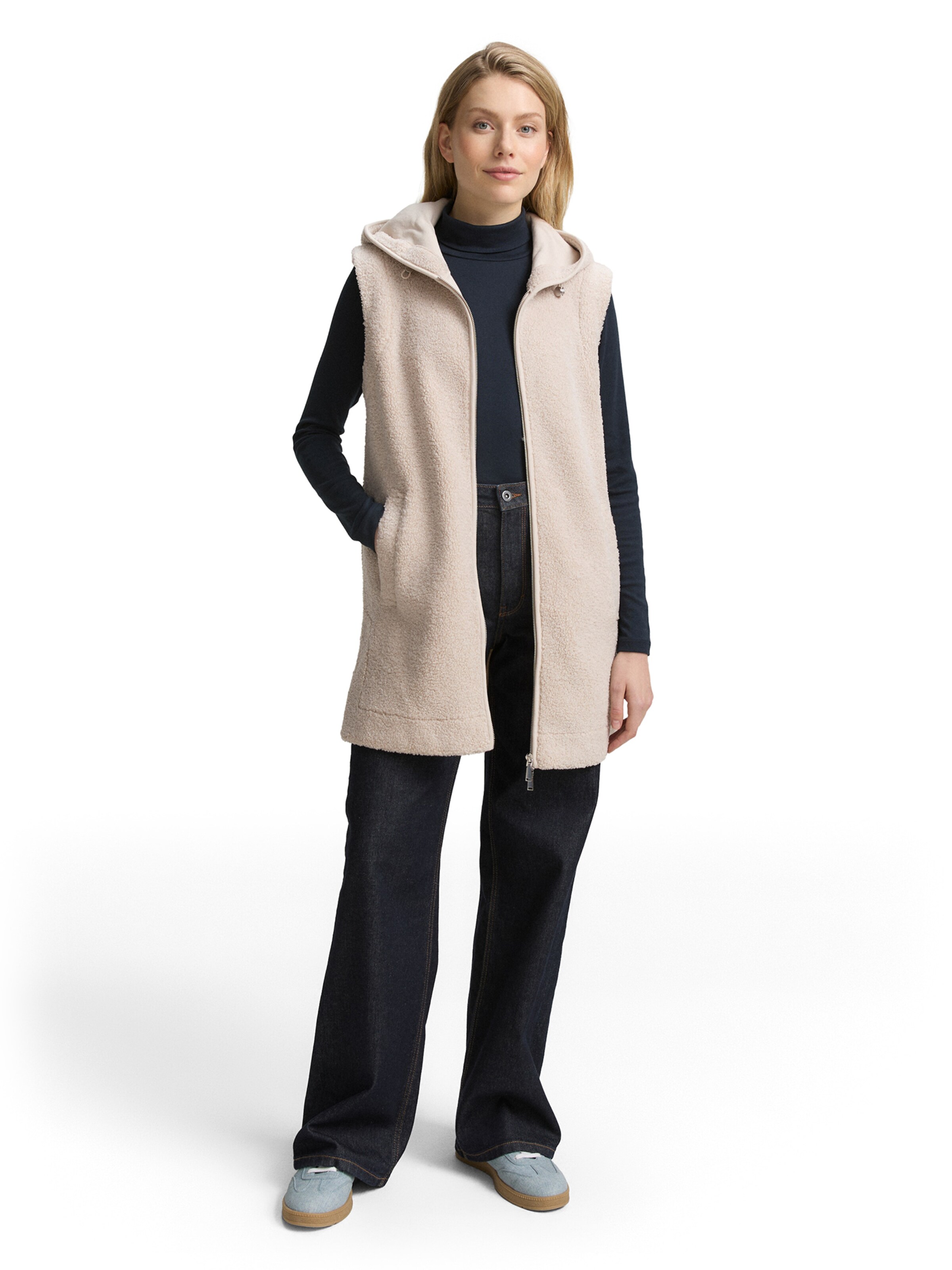 TOM TAILOR Vest in Grey