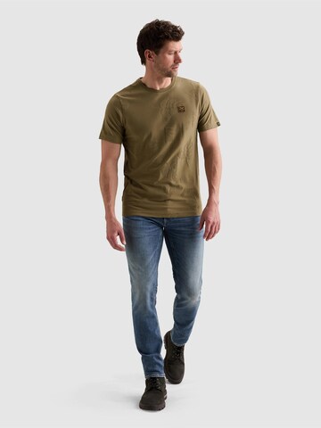 T-Shirt 'T-shirt with allover jacquard pattern' PME Legend en vert
