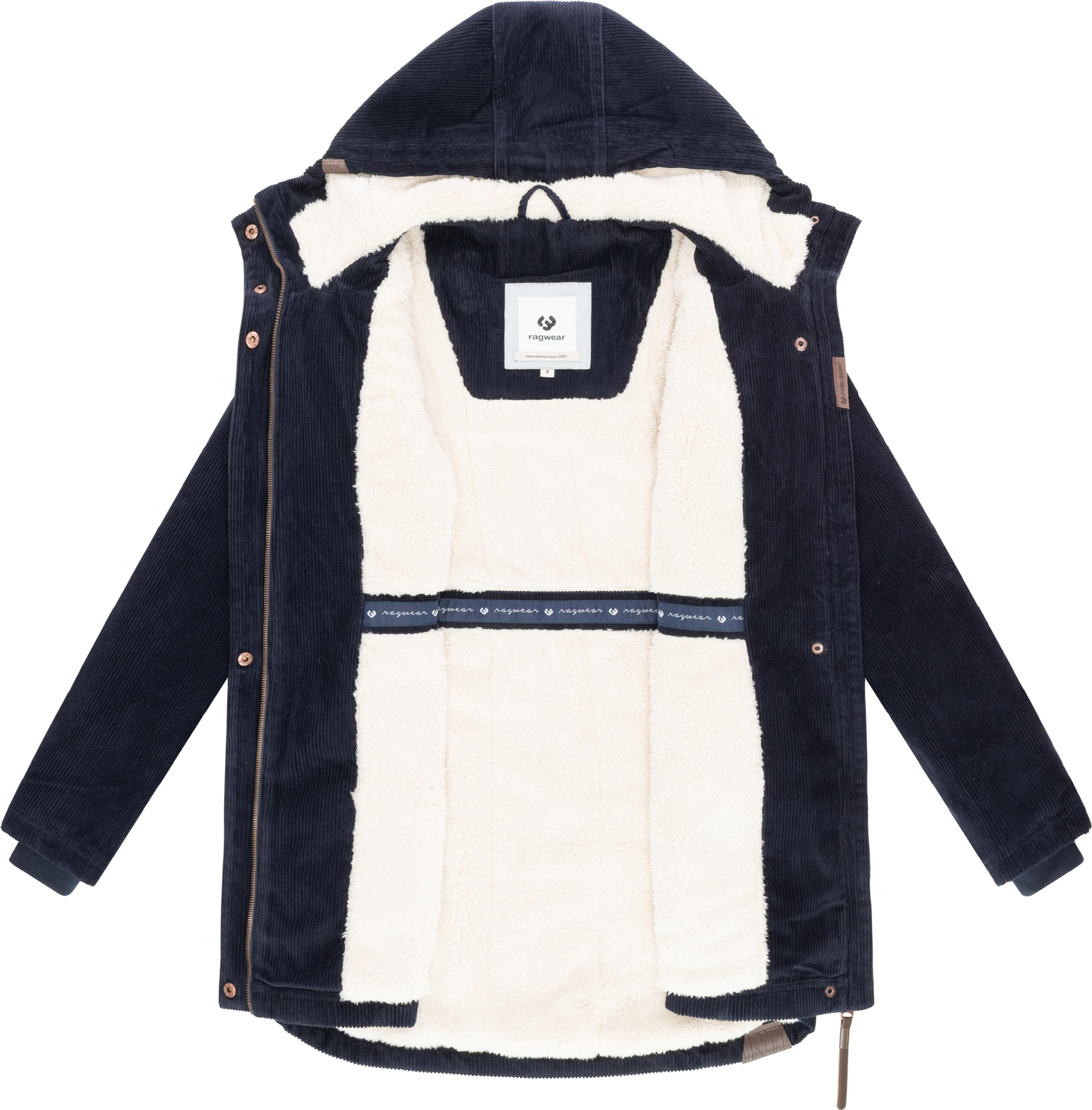 Ragwear Parka 'Ellsie Cordy' in Blau