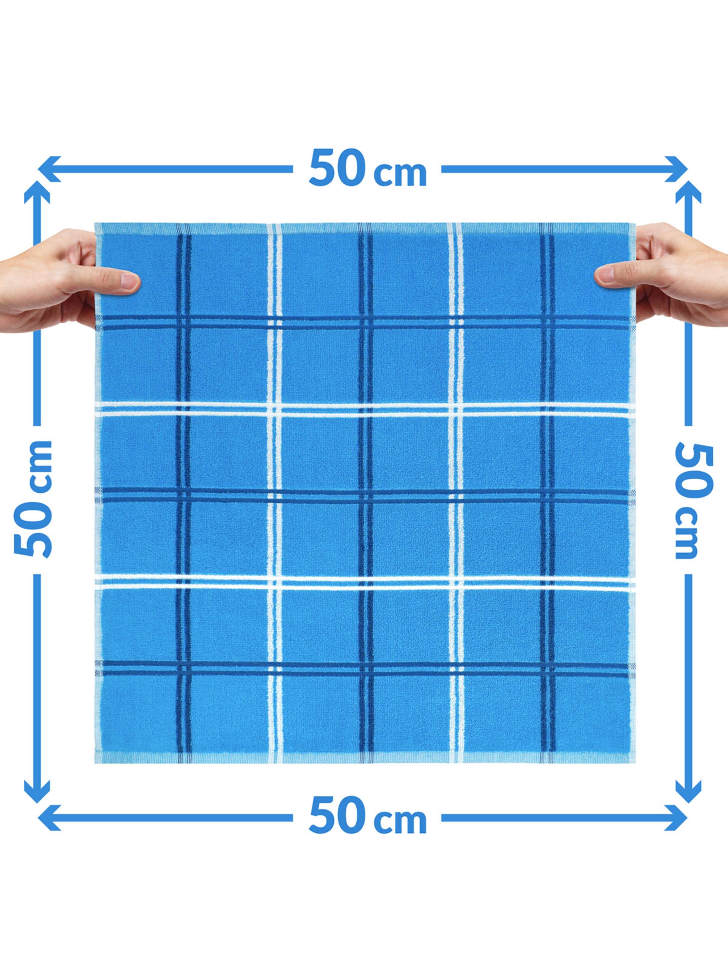 Lashuma Handtuch 'Lyon'‌‌‌‌‌‌ in Blau