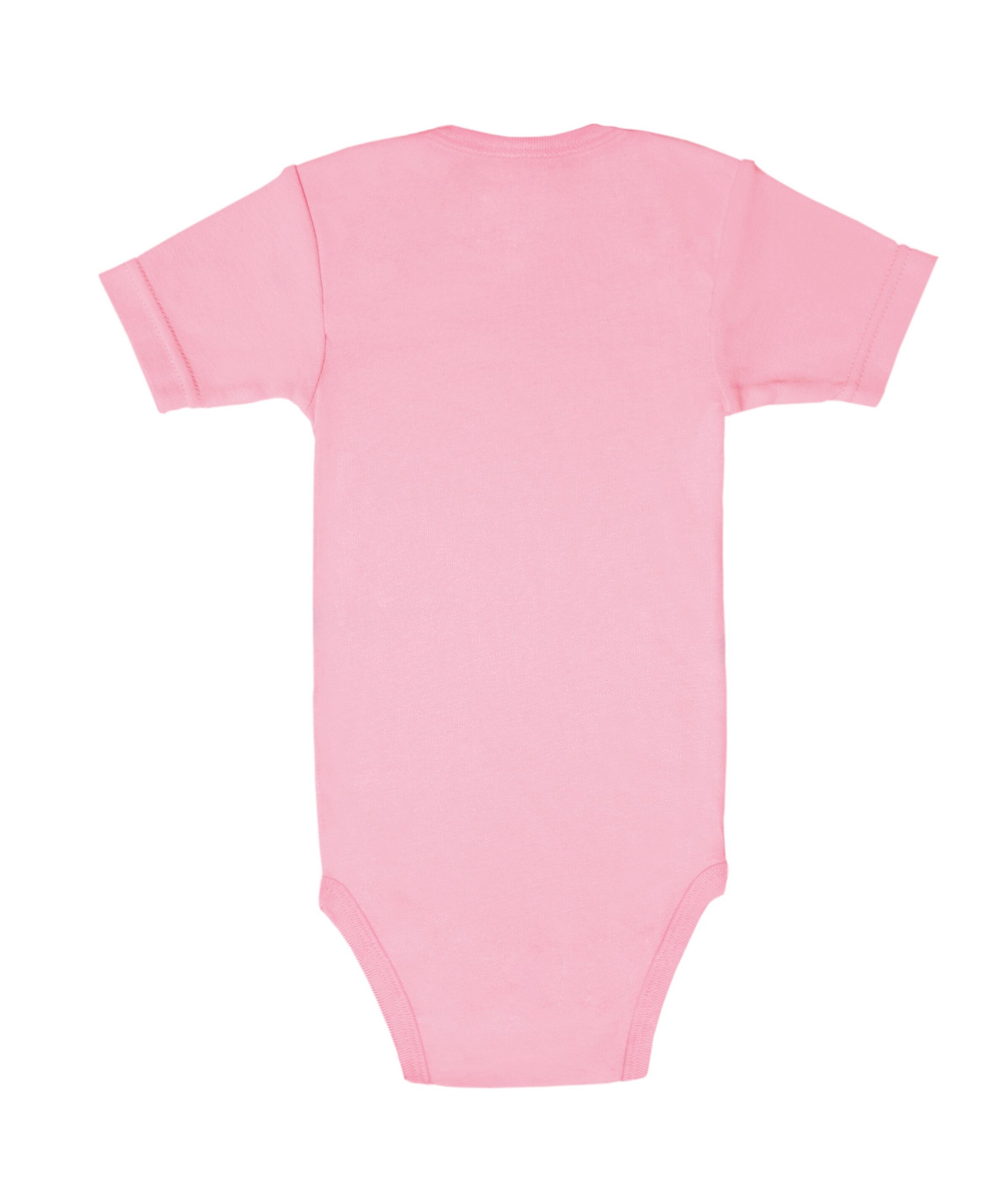 LOGOSHIRT Rompertje/body 'Smiley Face' in Roze