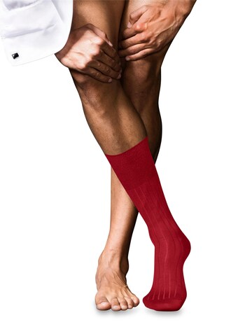 FALKE Socks 'No. 2 Finest Cashmere' in Red: front