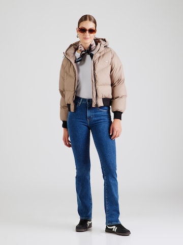 LEVI'S ® Φθινοπωρινό και ανοιξιάτικο μπουφάν 'Noe Western Crop Puffer' σε γκρι