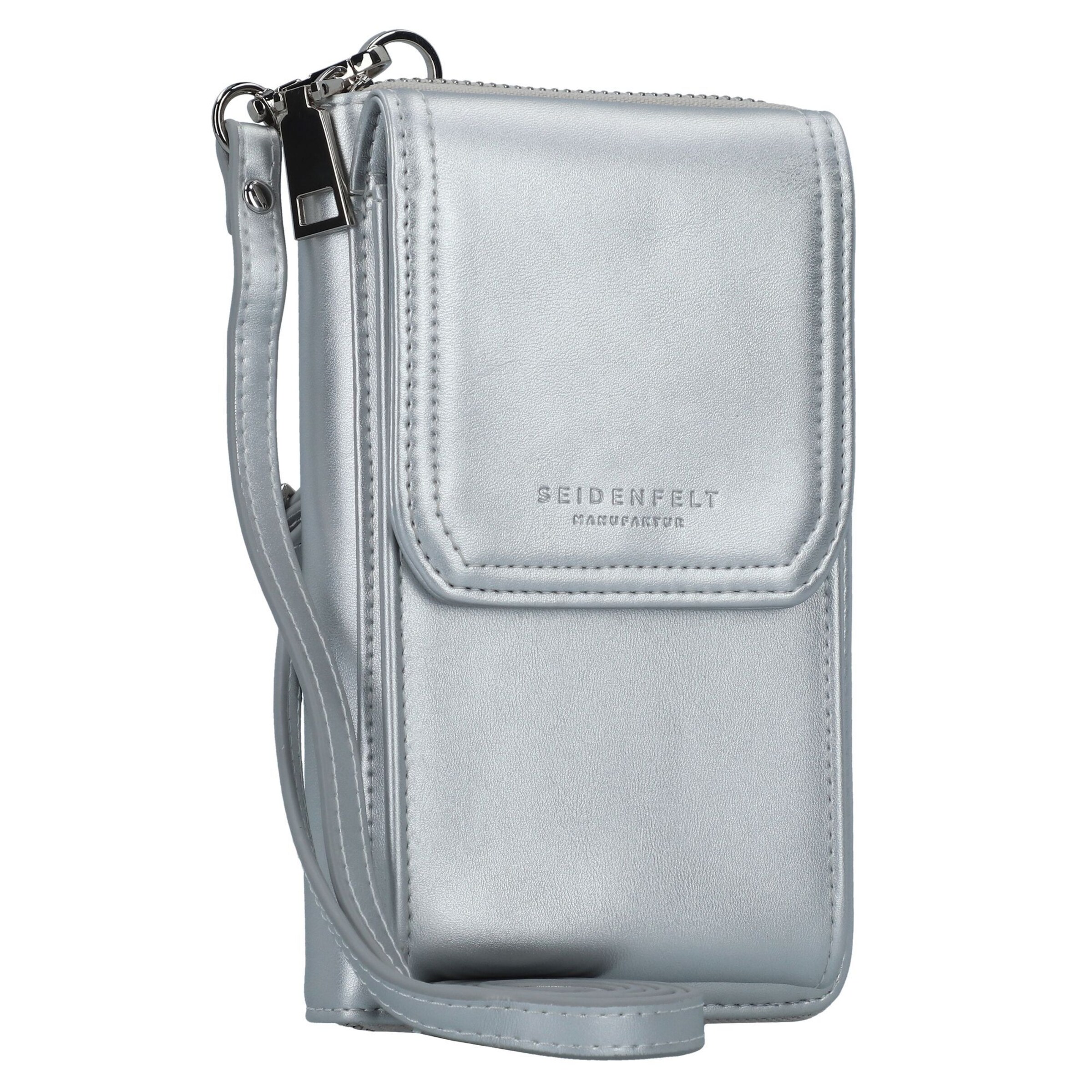 Seidenfelt Smartphonehülle 'Sanna' in Silber
