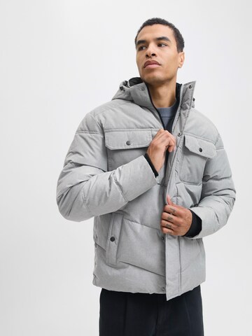 JACK & JONES Talvitakki 'JJMORGAN' värissä harmaa