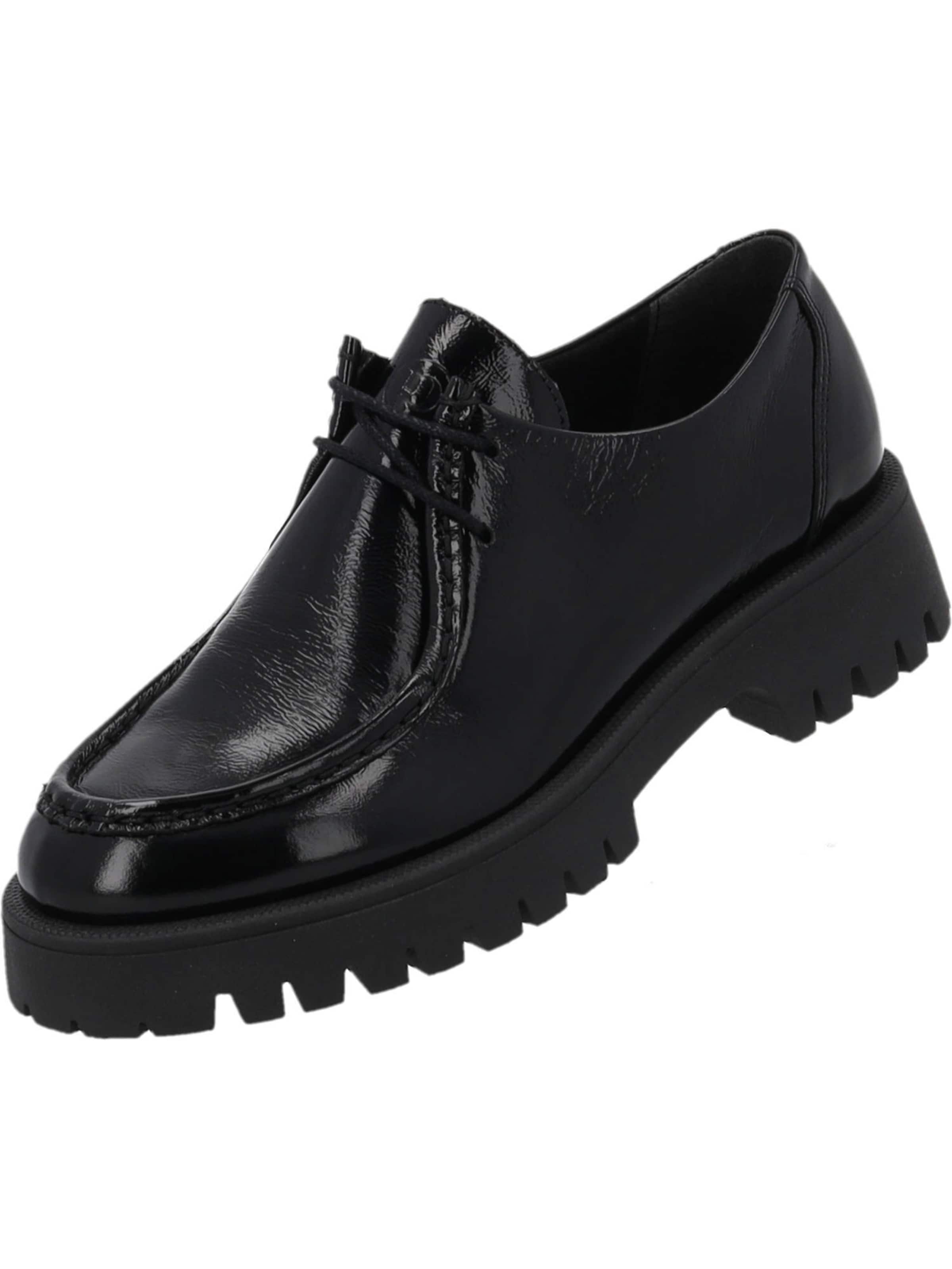 melns Palado Kurpes ar šņorēm 'Cairie': no priekšpuses