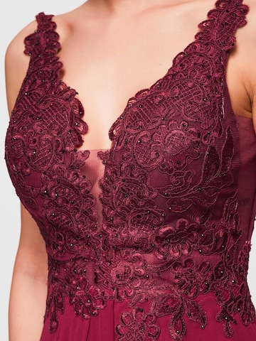 Ombre Avondjurk in Rood