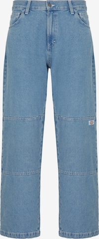 DICKIESLoosefit Traperice 'DOUBLE KNEE' - plava boja: prednji dio