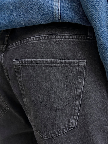 melns JACK & JONES Baggy Džinsi 'JJAlex'
